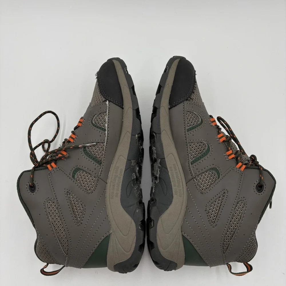 Merrell Oakcreek Mid Lace Boys Size 5 M Gray Outdoor Waterproof Hiking Boots